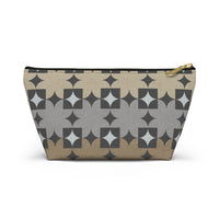 World's Fair Accessory Pouch w T-bottom in Brown